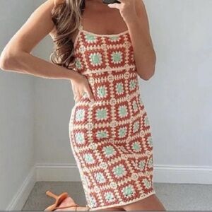 Willow & wind crochet tank dress